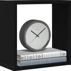 vidaXL Estantes cubo de pared 2 uds madera 30x15x30 cm Roble negro Online