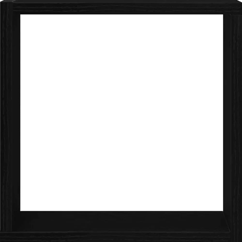vidaXL Estantes cubo de pared 2 uds madera 30x15x30 cm Roble negro Online
