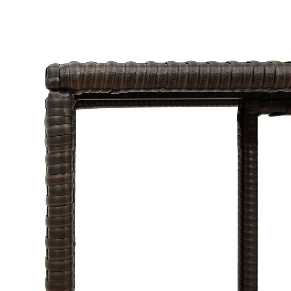 vidaXL Productos Del Hogar-Estantes de almacenaje 2 unidades ratán sintético marrón