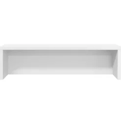 vidaXL Estantes de cocina apilables 2 uds 50x15x16 cm Blanco Best