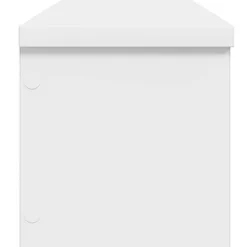 vidaXL Estantes de cocina apilables 2 uds 50x15x16 cm Blanco Best