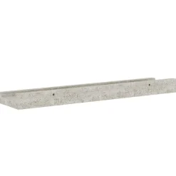 vidaXL Estantes de pared 2 unidades gris hormigón 40x9x3 cm Gris hormig&oacute;n Online