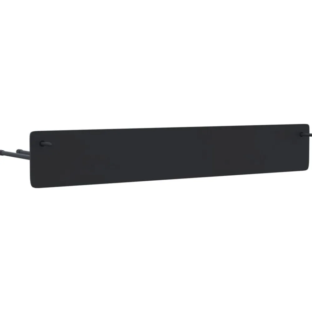vidaXL Accesorios De Bricolaje-Estantes de pared de jardín para herramientas 4 uds acero negro