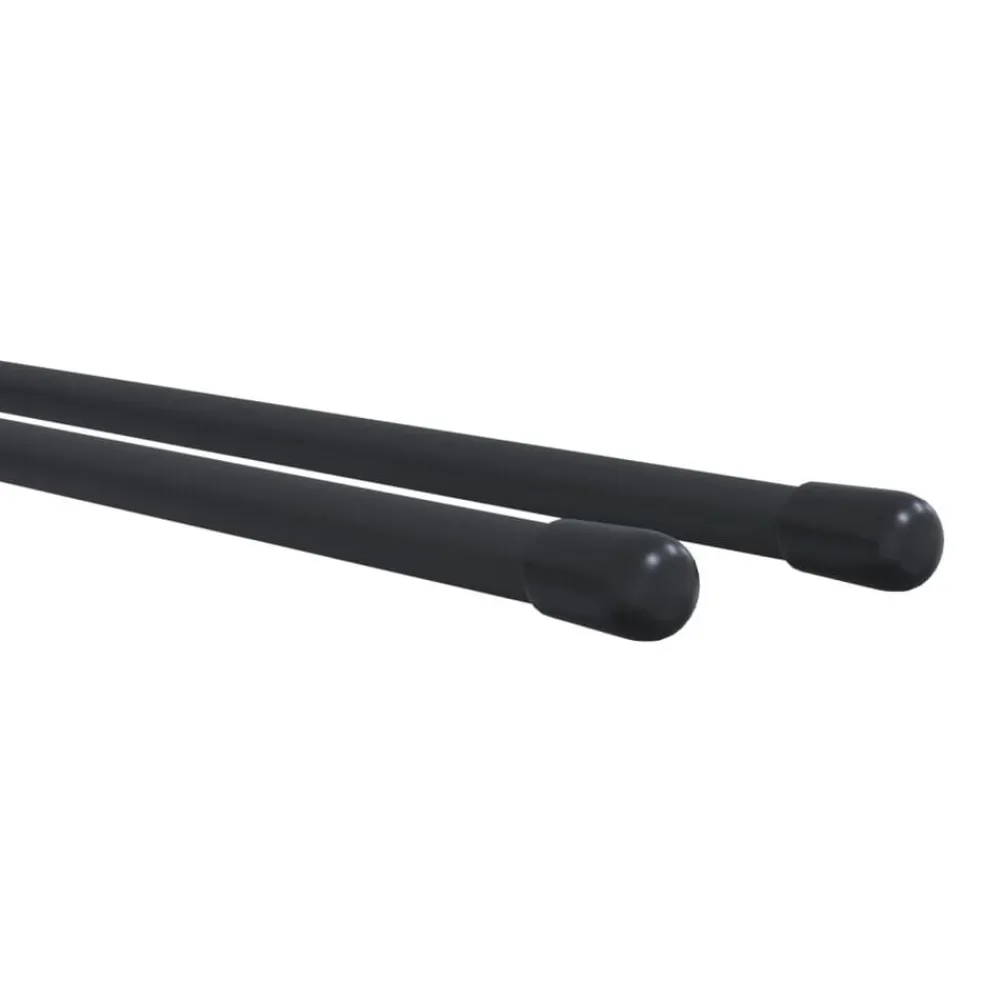 vidaXL Accesorios De Bricolaje-Estantes de pared de jardín para herramientas 4 uds acero negro