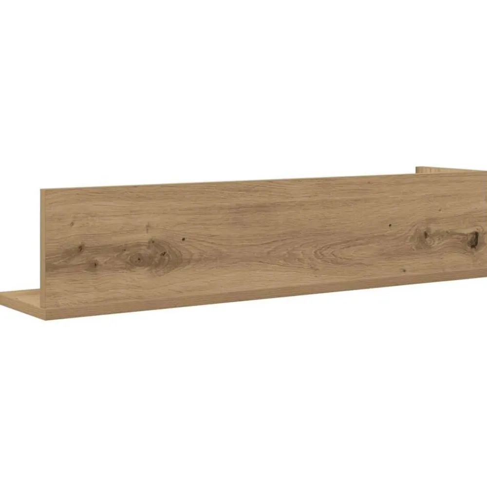 vidaXL Estanterías-Estantes de pared 2 uds madera 75x16,5x16,5 cm