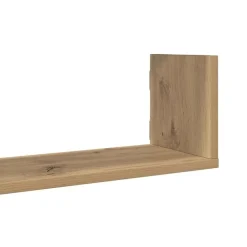 vidaXL Estantes de pared 3 uds madera ingeniería artisian 58x18x18 cm Roble Online
