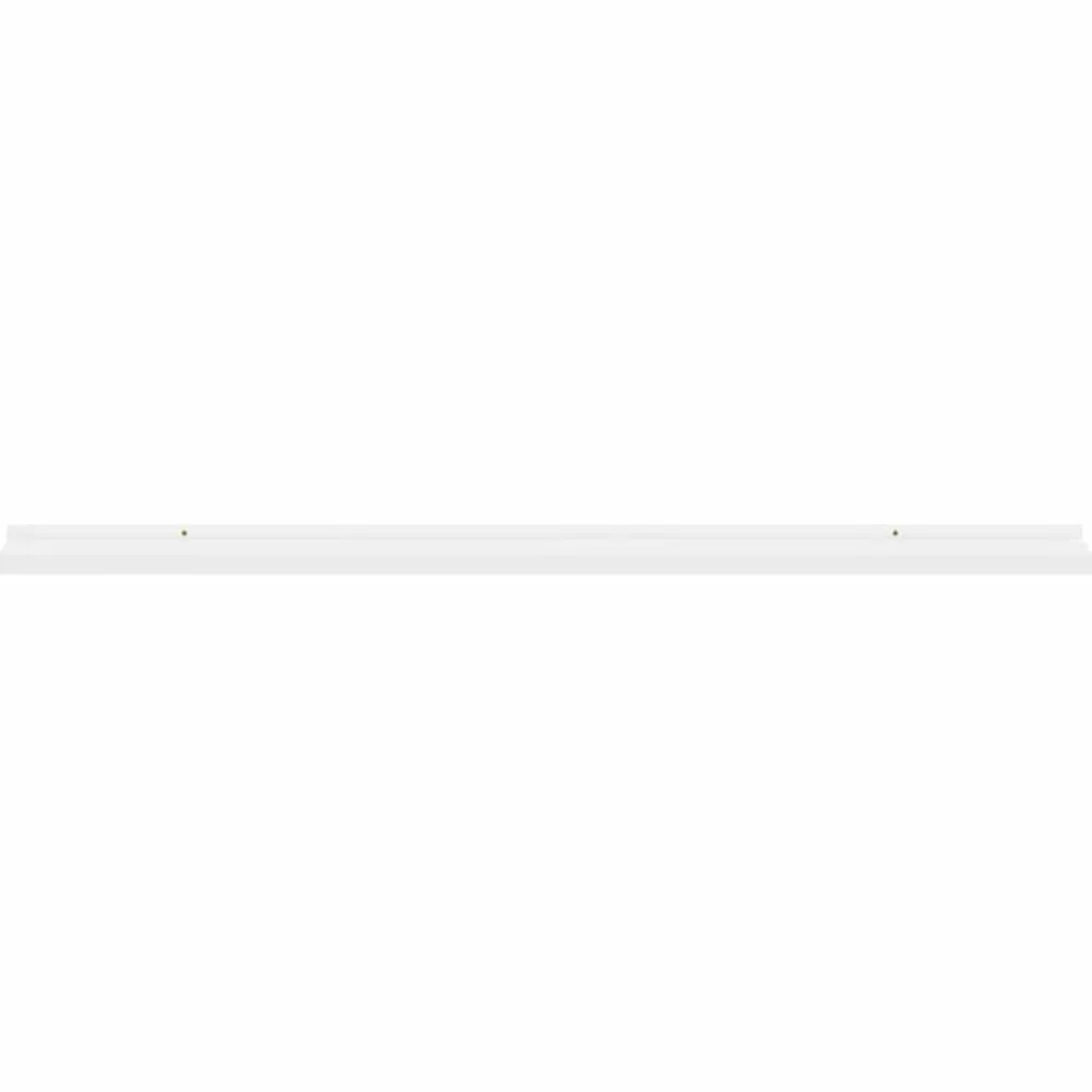 vidaXL Estantes de pared 2 unidades 100x9x3 cm Blanco Discount