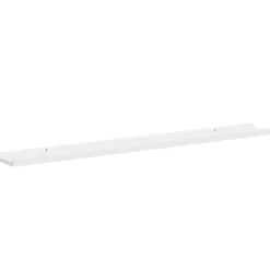 vidaXL Estantes de pared 2 unidades 100x9x3 cm Blanco Discount