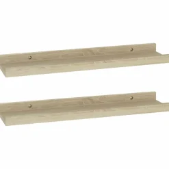 vidaXL Estanterías-Estantes de pared 2 unidades 40x9x3 cm