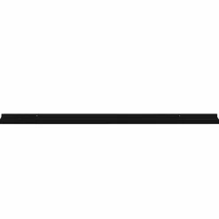 vidaXL Estantes de pared 2 unidades 100x9x3 cm Negro Clearance