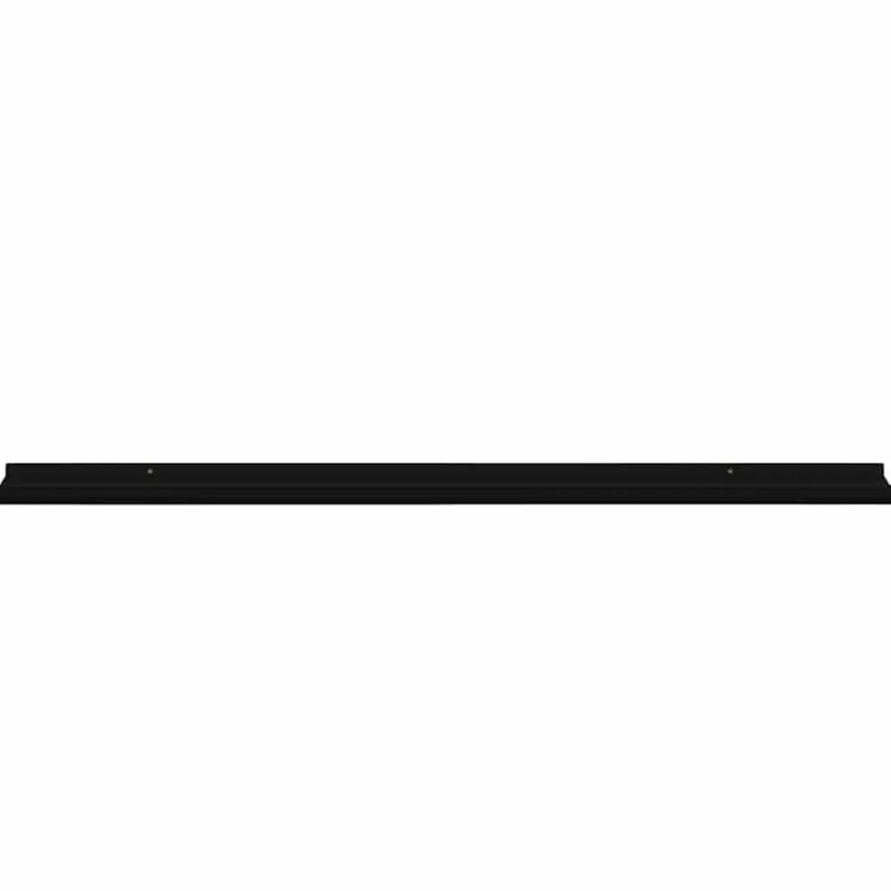 vidaXL Estantes de pared 2 unidades 100x9x3 cm Negro Clearance