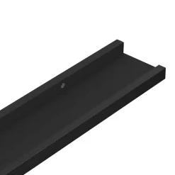 vidaXL Estantes de pared 2 unidades 100x9x3 cm Negro Clearance