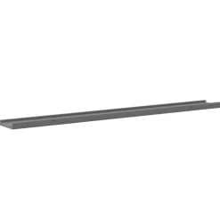 vidaXL Estantes de pared 2 unidades 100x9x3 cm Gris New