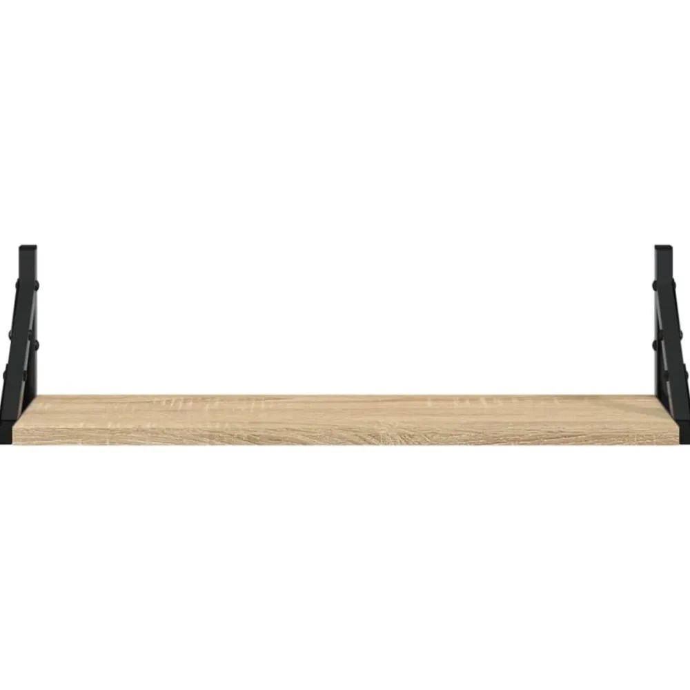 vidaXL Estanterías-Estantes de pared 2 unidades 60x15x15,5 cm