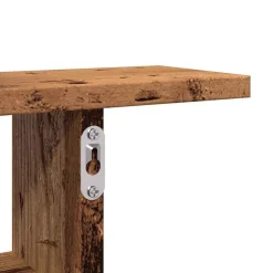vidaXL Estantes de pared 2 uds madera ingeniería envejecida 38x12x38cm Madera antigua Online