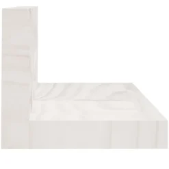 vidaXL Estantes de pared 2 uds madera maciza de pino 50x11x9 cm Blanco Sale