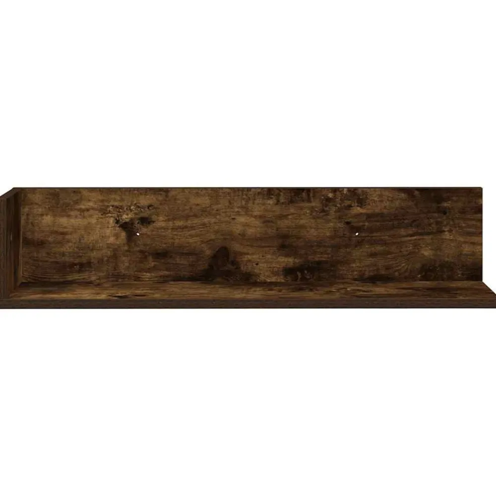 vidaXL Estanterías-Estantes de pared 2 uds madera 75x16,5x16,5 cm