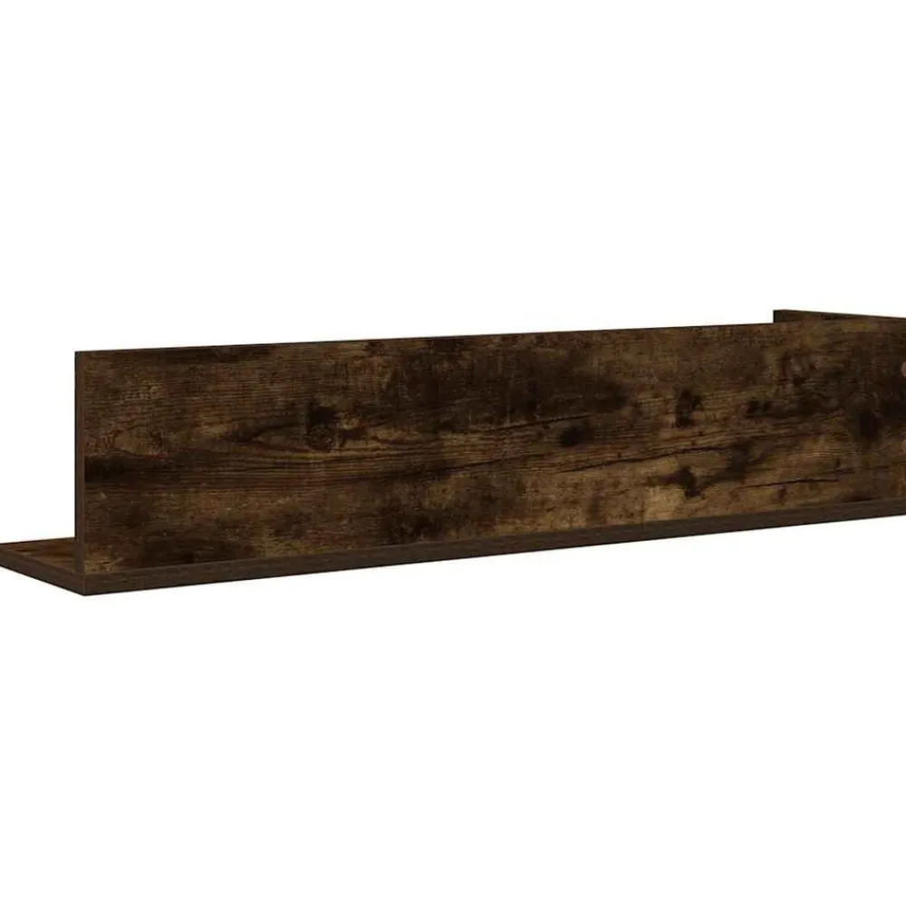 vidaXL Estanterías-Estantes de pared 2 uds madera 75x16,5x16,5 cm