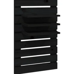 vidaXL Estanterías-Estantes mesitas de pared 2 uds madera maciza de pino