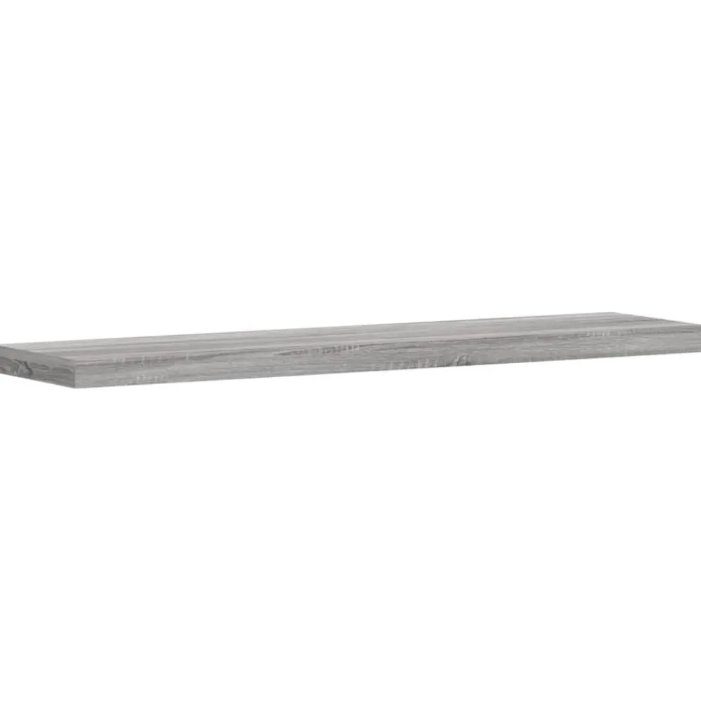 vidaXL Estantes pared 2 uds madera ingeniería 40x10x1,5 cm Gris sonoma Clearance