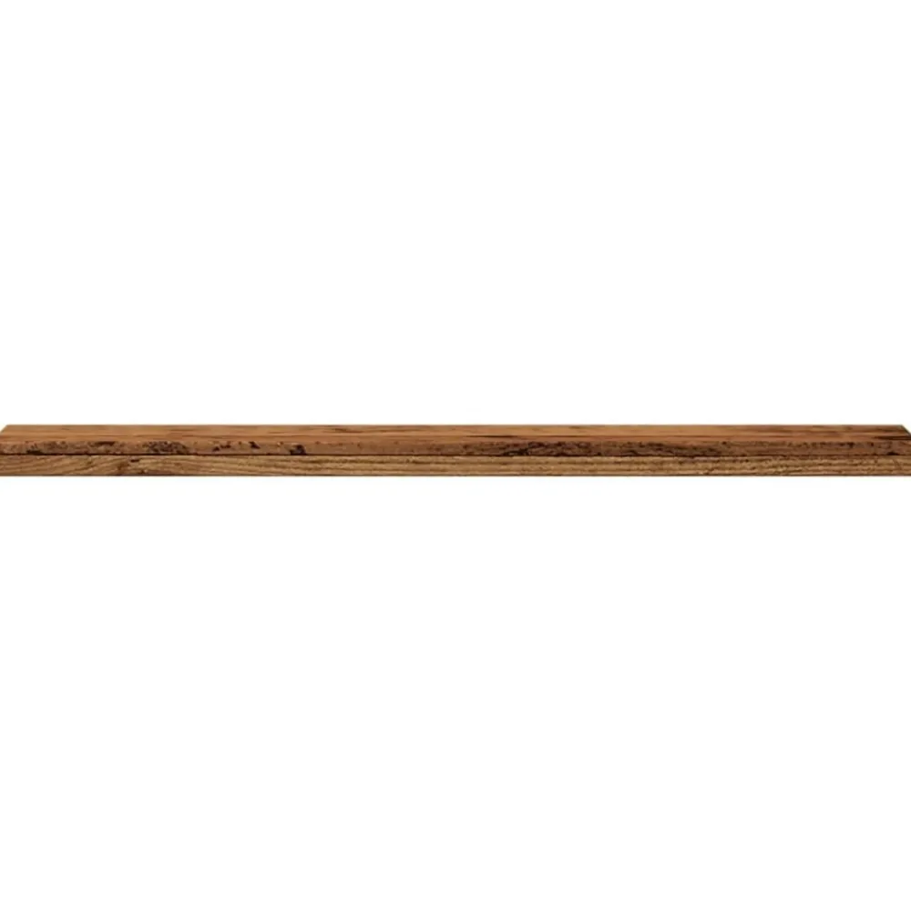 vidaXL Estantes pared 4 uds madera ingeniería envejecida 40x10x1,5 cm Madera antigua Discount