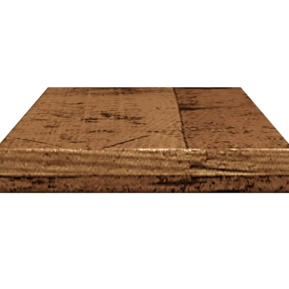 vidaXL Estantes pared 4 uds madera ingeniería envejecida 40x10x1,5 cm Madera antigua Discount