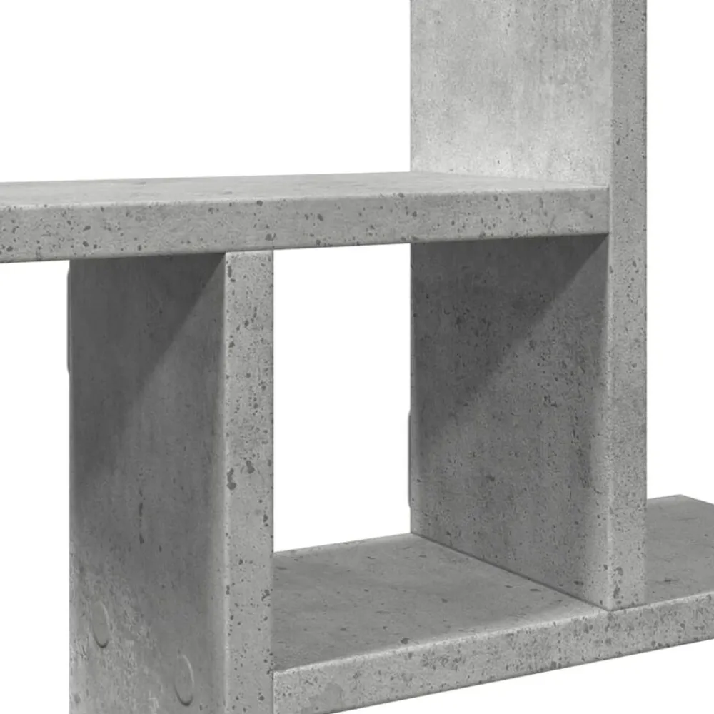 vidaXL Estanterías-Estantes pared 2 uds madera ingeniería gris hormigón 38x12x38cm