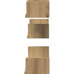 vidaXL Estantes pared 3 unidades madera ingeniería Roble artisan Outlet