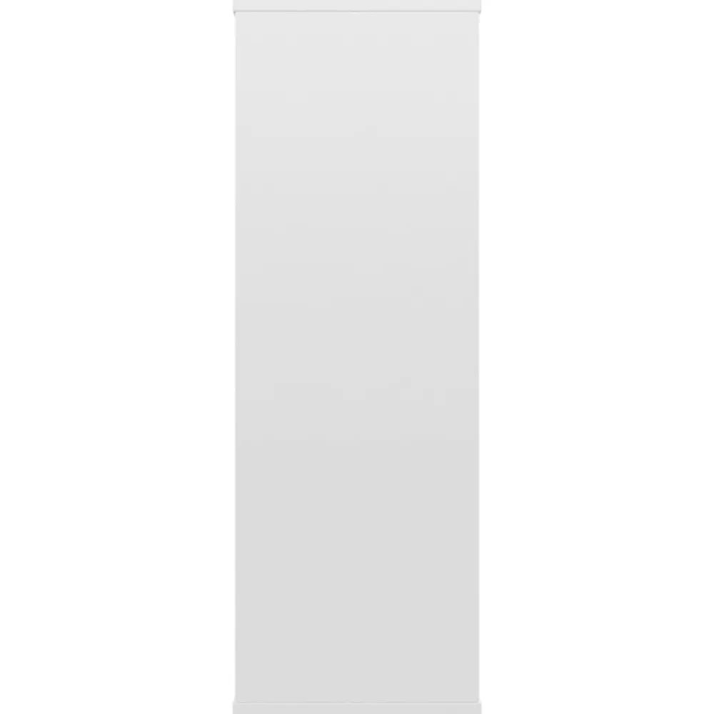 vidaXL Estantes pared madera contrachapada blanco brillo 104x20x58,5cm Blanco brillante Hot