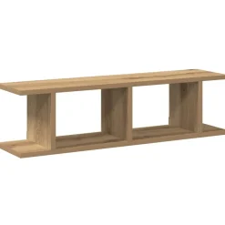 vidaXL Estantes pared 2uds madera ingeniería roble artisian 75x18x20cm Roble artisan Hot