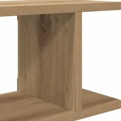 vidaXL Estantes pared 2uds madera ingeniería roble artisian 75x18x20cm Roble artisan Hot