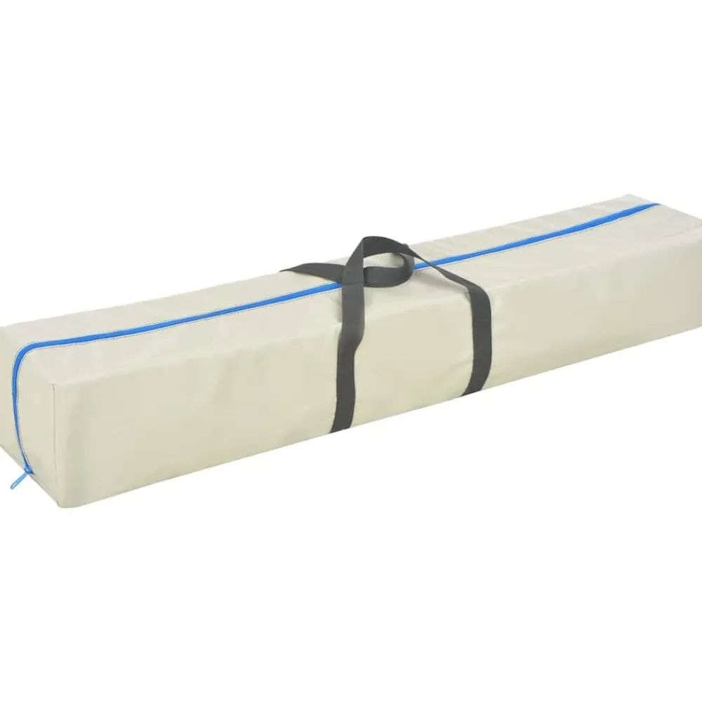 vidaXL Esterilla inflable de gimnasia con bomba 300x100x10 cm PVC Azul New