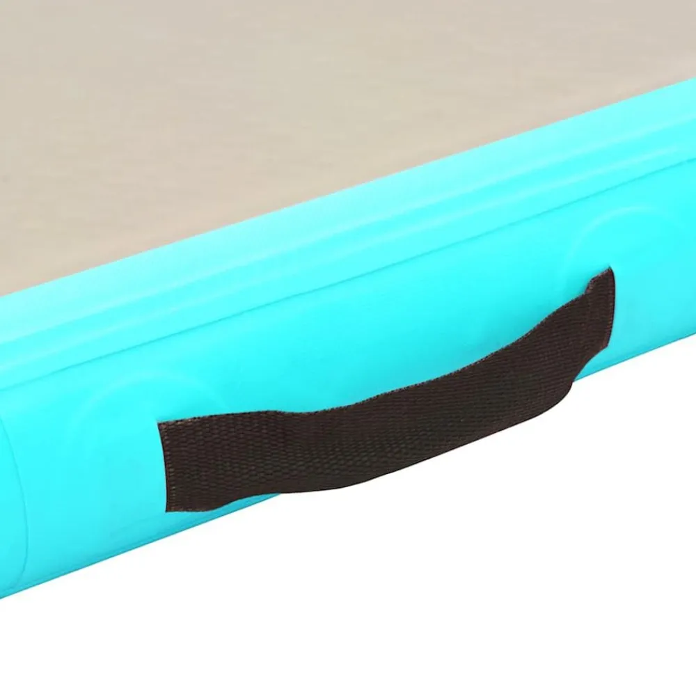 vidaXL Fitness Y Musculación-Esterilla inflable de gimnasia y bomba 300x100x10 cm PVC