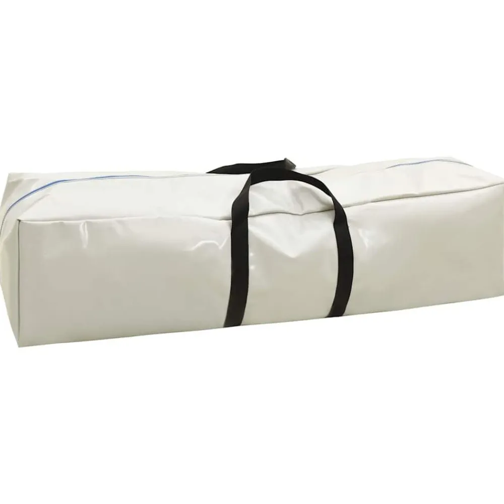 vidaXL Fitness Y Musculación-Esterilla inflable de gimnasia con bomba PVC azul 60x100x15 cm
