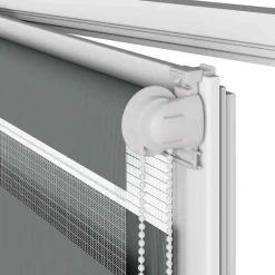 vidaXL Decoración-Estor cebra 40x100cm tejido ancho 35,9 cm poliéster