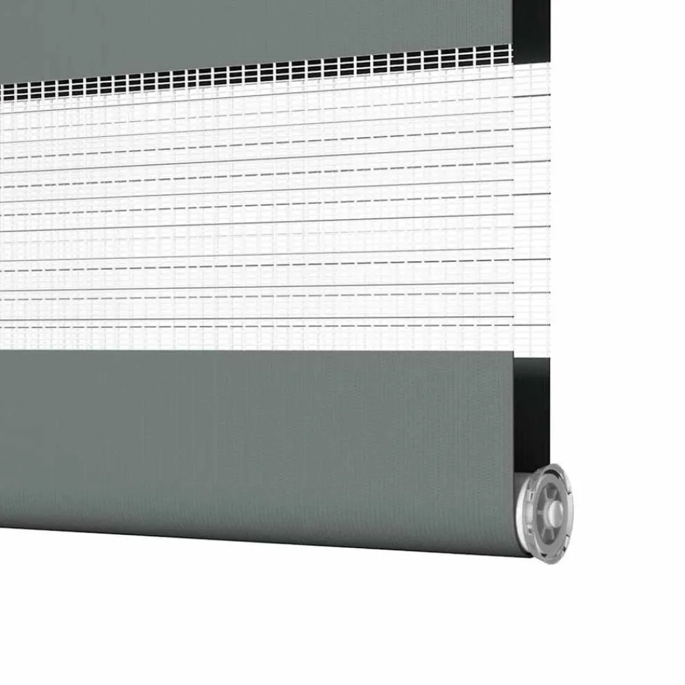 vidaXL Decoración-Estor cebra 40x100cm tejido ancho 35,9 cm poliéster
