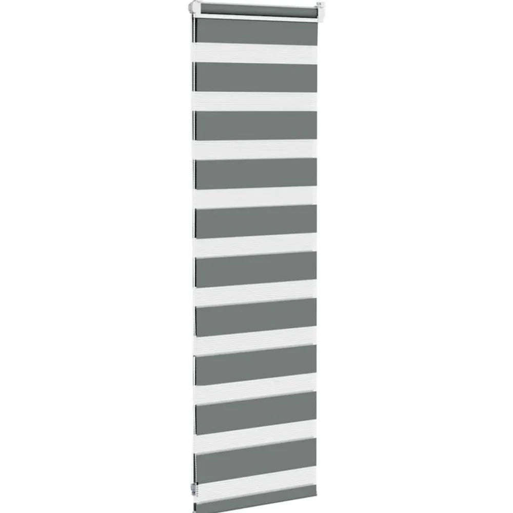 vidaXL Decoración-Estor cebra 40x100cm tejido ancho 35,9 cm poliéster