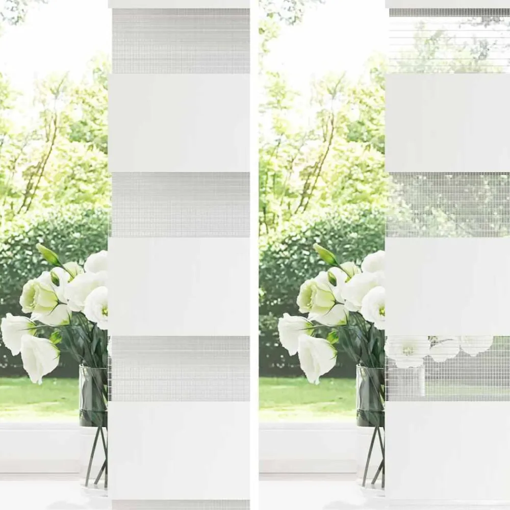 vidaXL Decoración-Estor cebra 40x100cm tejido ancho 35,9 cm poliéster
