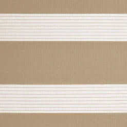 vidaXL Decoración-Estor cebra marrón arena tejido ancho 35,9 cm poliéster