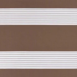 vidaXL Estor cebra marrón 40x100 cm tejido ancho 35,9 cm poliéster Marr&oacute;n Hot