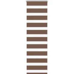 vidaXL Estor cebra marrón 40x100 cm tejido ancho 35,9 cm poliéster Marr&oacute;n Hot