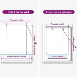 vidaXL Decoración-Estor enrollable con cortinas Manual Marrón 60 x 160 cm Bambú