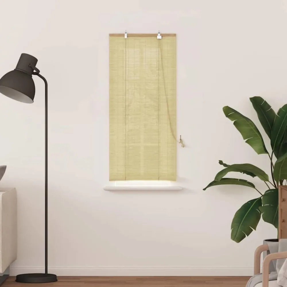 vidaXL Estor enrollable con cortinas eza 60 x 160 cm Bambú Natural Best
