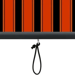 vidaXL Decoración-Estor enrollable de exterior naranja y marrón 60x250 cm