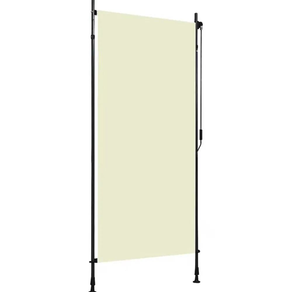 vidaXL Estor enrollable de exterior color 100x270 cm Crema Online