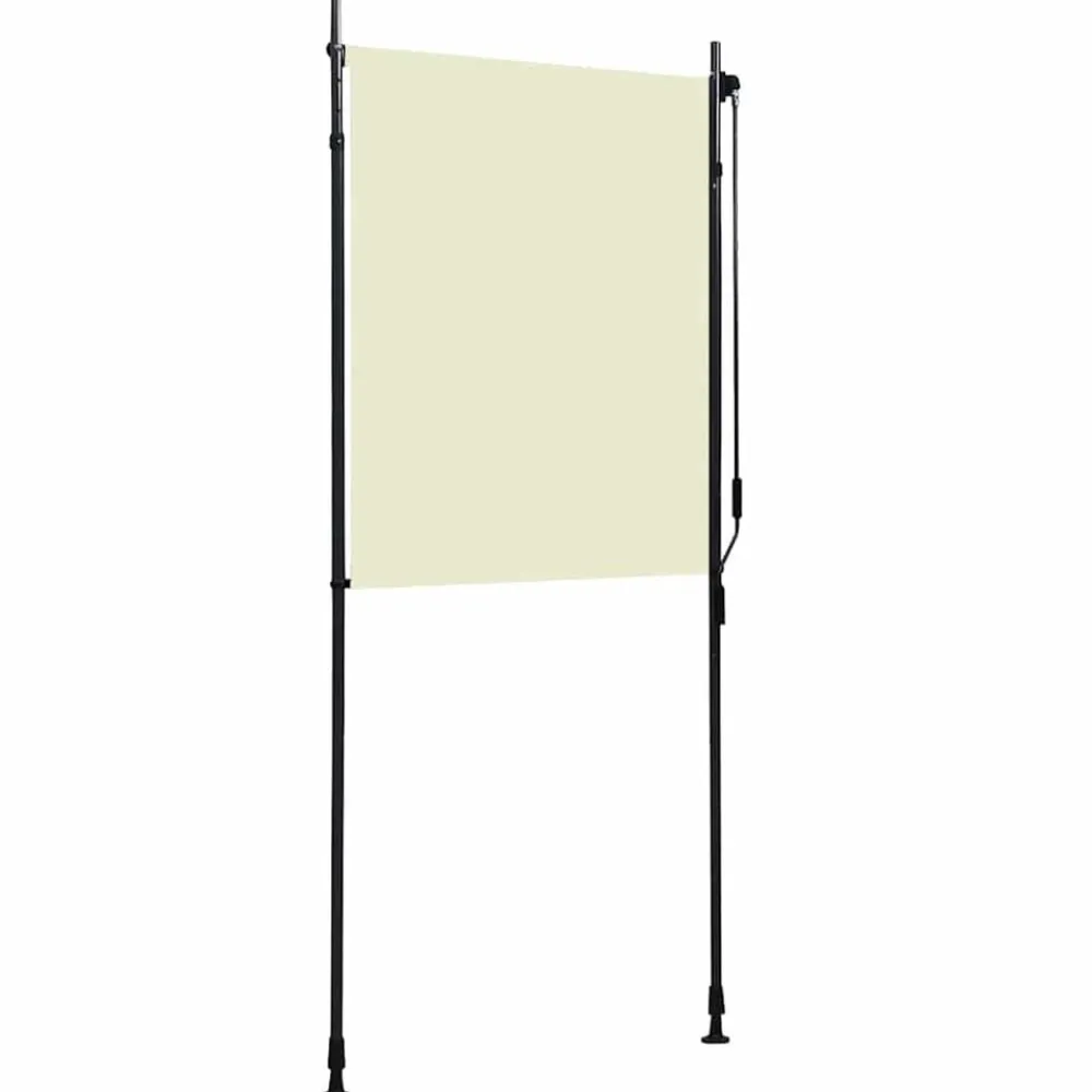 vidaXL Estor enrollable de exterior color 100x270 cm Crema Online