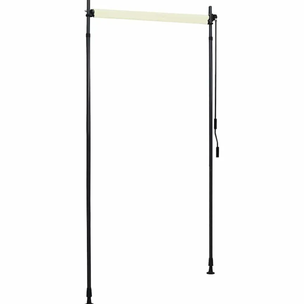 vidaXL Estor enrollable de exterior color 100x270 cm Crema Online