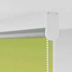 vidaXL Decoración-Estor Enrollable Opaco hojas verde 130x230cm Tela Ancho 126,6cm