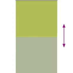 vidaXL Decoración-Estor Enrollable Opaco hojas verde 130x230cm Tela Ancho 126,6cm
