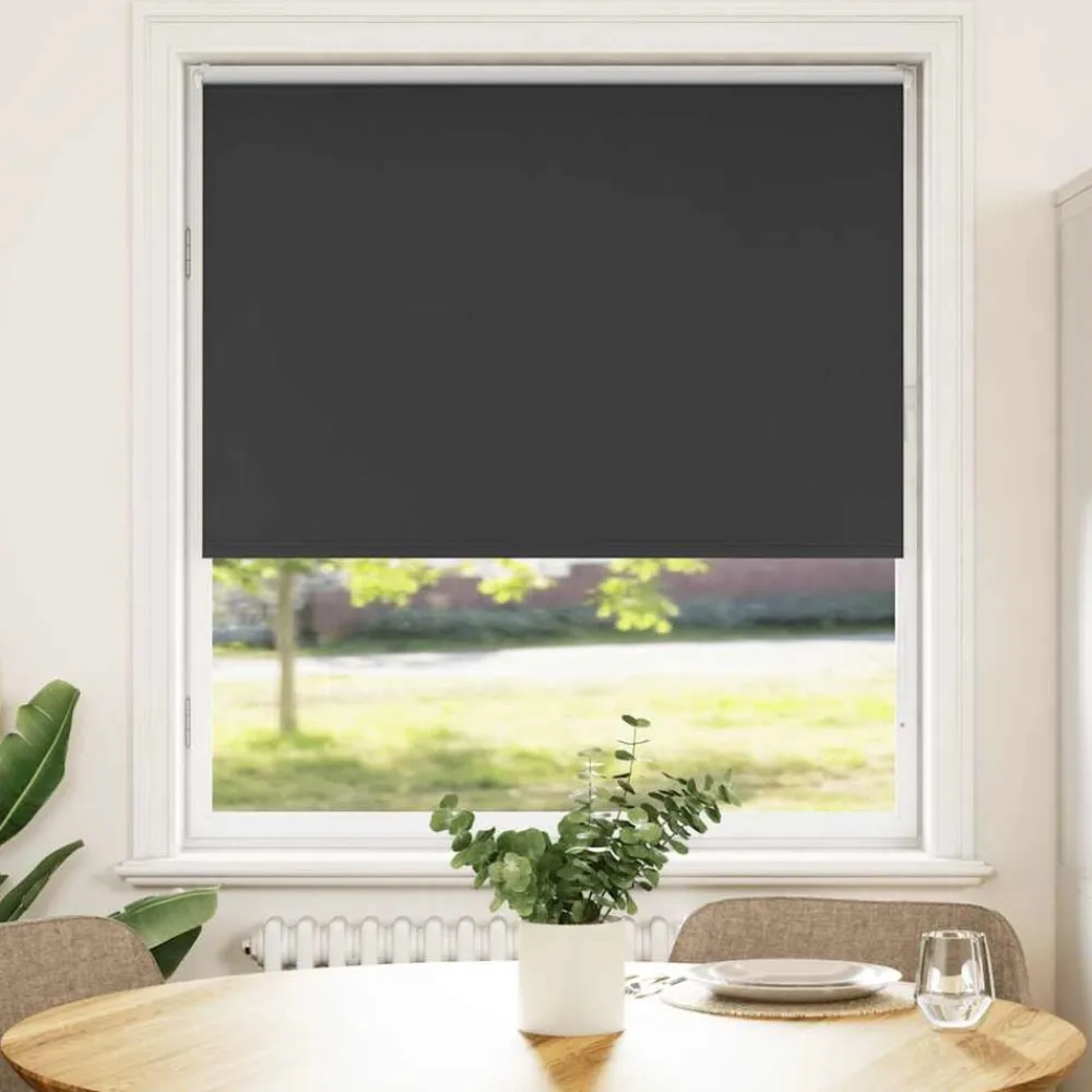 vidaXL Decoración-Estor Enrollable Opaco 105x130 cm Tela Ancho 100,7 cm